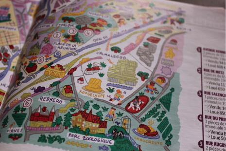 Zoom carte de Mulhouse-illustration Léonore EQUOY. LPI n°385, 2021