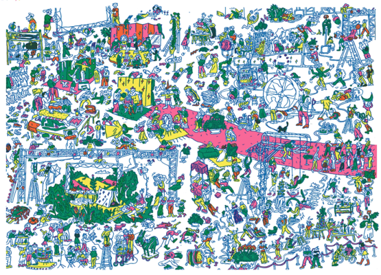 Les coulisses du tournage, 2019
Illustration EQUOY Léonore