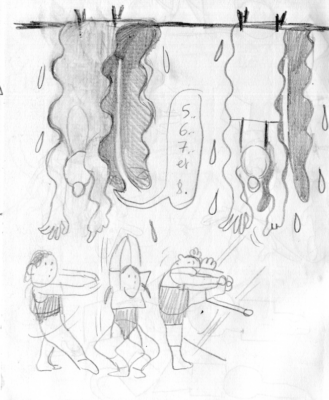 Croquis de recherches, Léonore Equoy