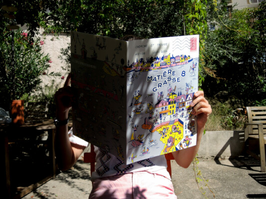 Couverture de la revue, illustration Mathias Martinez, sérigraphie, A3