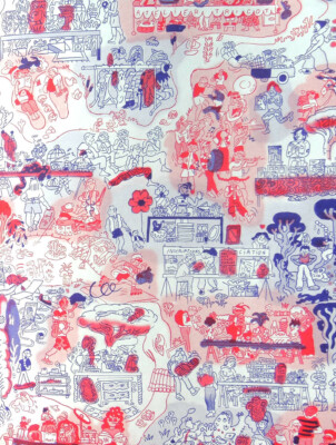 Cherche et trouve à la brocante, A2,  risographie, 2024,