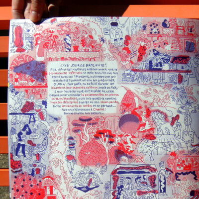 Cherche et trouve à la brocante, A2,  risographie, 2024,