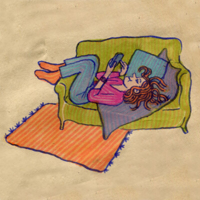 Feutre à alcool et vieux papier