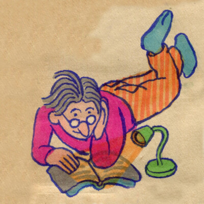 Feutre à alcool et vieux papier