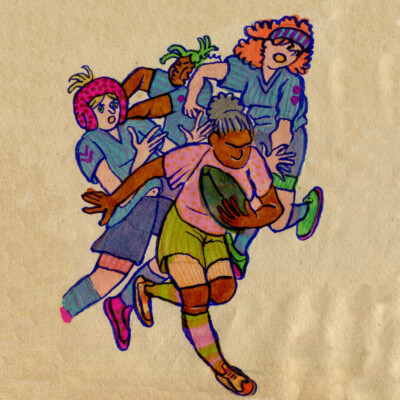 Feutre à alcool et vieux papier