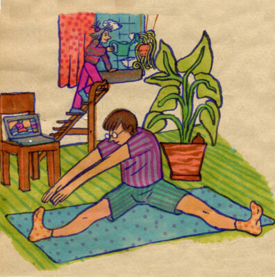 Feutre à alcool et vieux papier