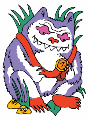 Autocollant pour les gagnants du livret jeu réalisé pour les enfants du public du festival Fumetti 2022