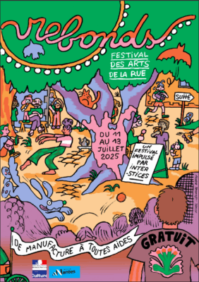 Affiche du festival Rebonds, Nantes, 2025