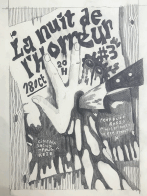 Illustration noir et blanc