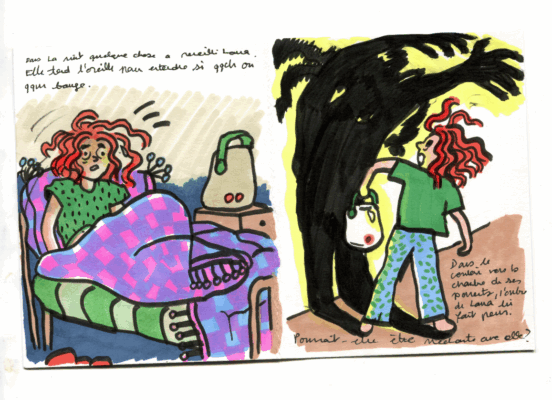 Laura et son ombre, scénario Annaïg Plassard