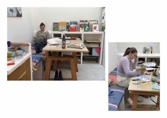 Marseille, mars 2025, recherches et lecture à l'atelier