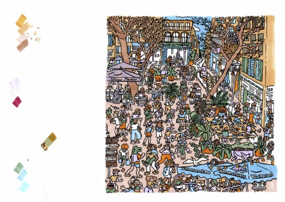 Première page test terminée : la place de Lenche